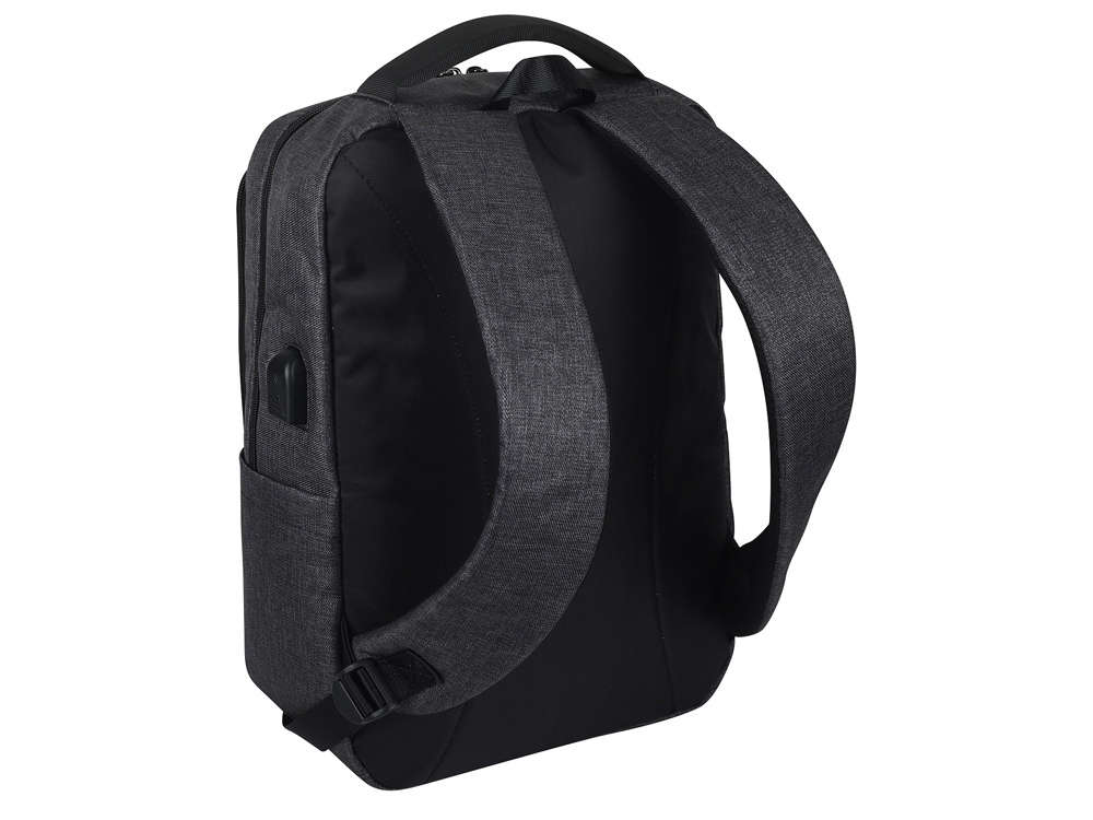 Рюкзак Backpack для ноутбука 14", темно-серый — изображение 4