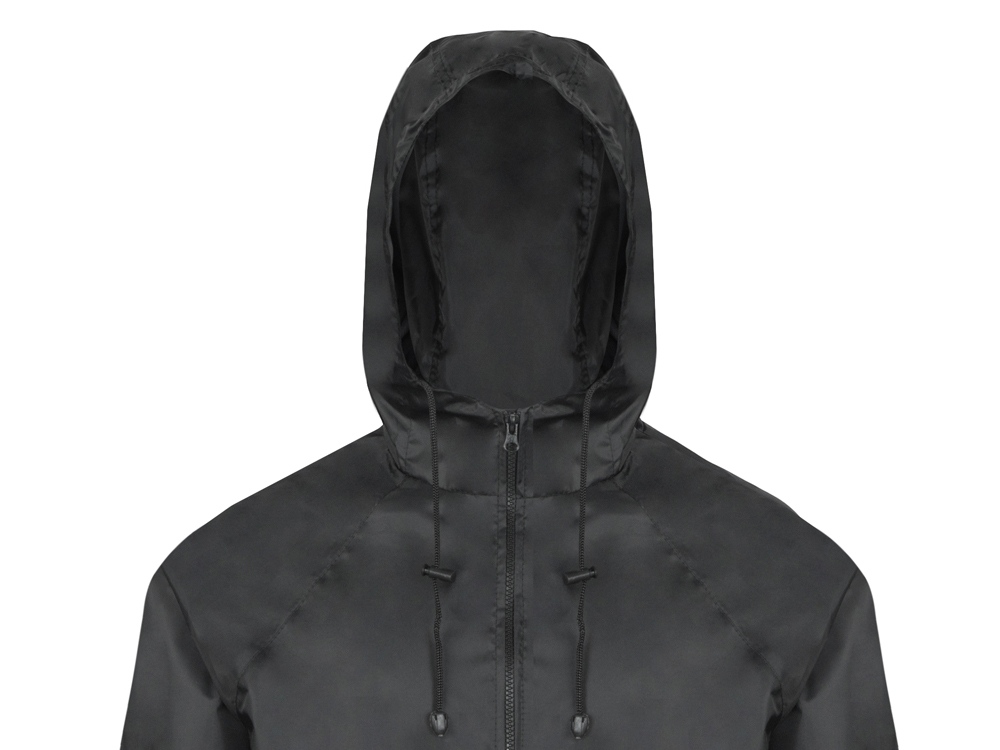 Дождевик «Parka» унисекс, черный — изображение 2