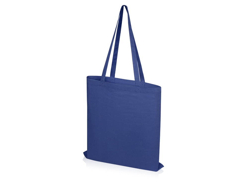 Сумка из хлопка «Carryme 105», 105 г/м2, синий — изображение 2