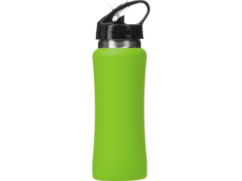 Бутылка для воды «Bottle C1», soft touch, 600 мл, зеленое яблоко — изображение 5