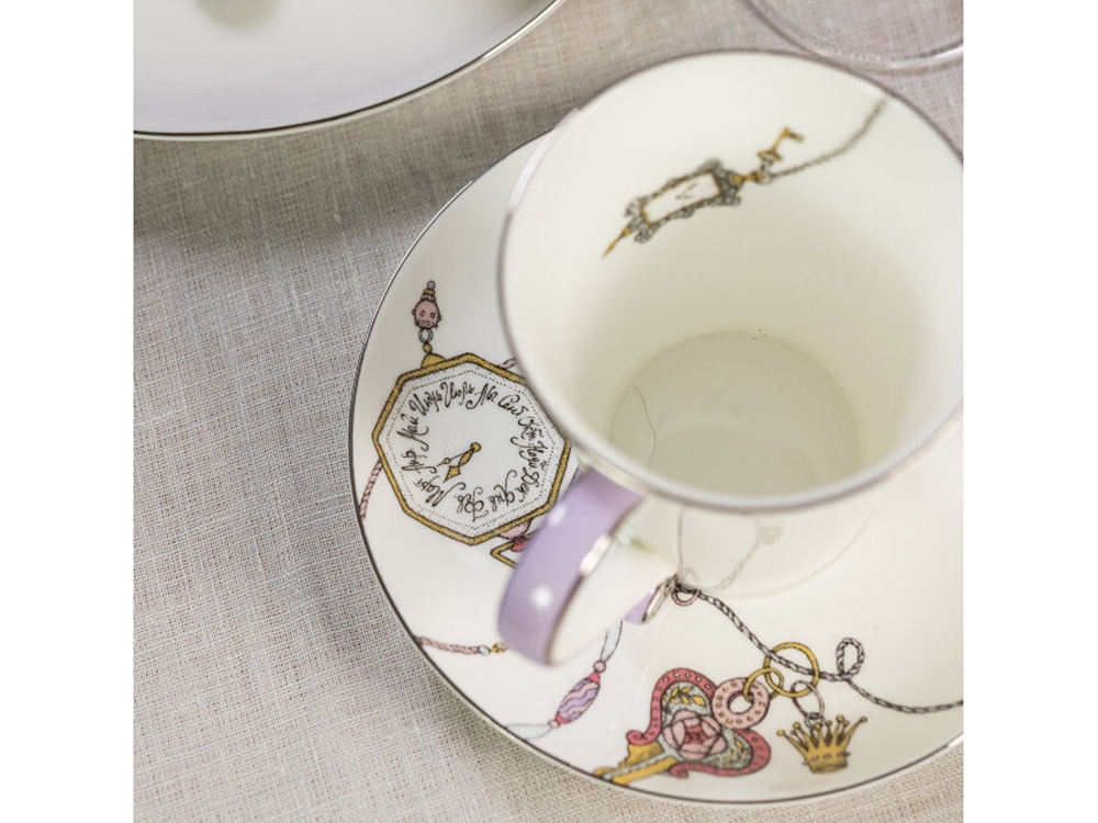 Кружка «CUP ALICE LILAC», белый — изображение 9