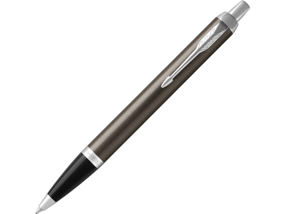 Ручка шариковая Parker «IM Core Dark Espresso Lacque CT», кофейный/серебристый