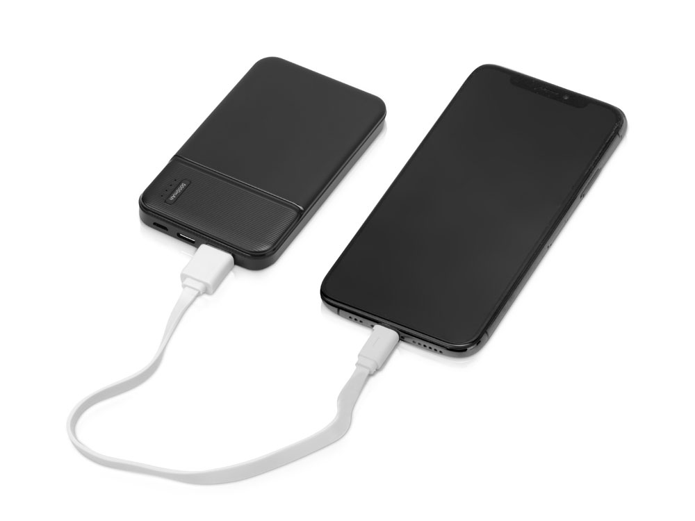 Внешний аккумулятор «Mosaic», 5000 mAh, черный — изображение 2