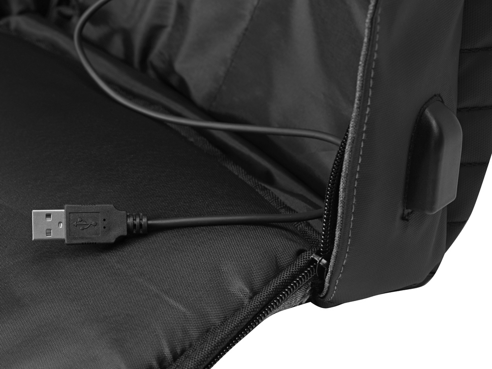 Противокражный рюкзак «Comfort» для ноутбука 15'', серый — изображение 4