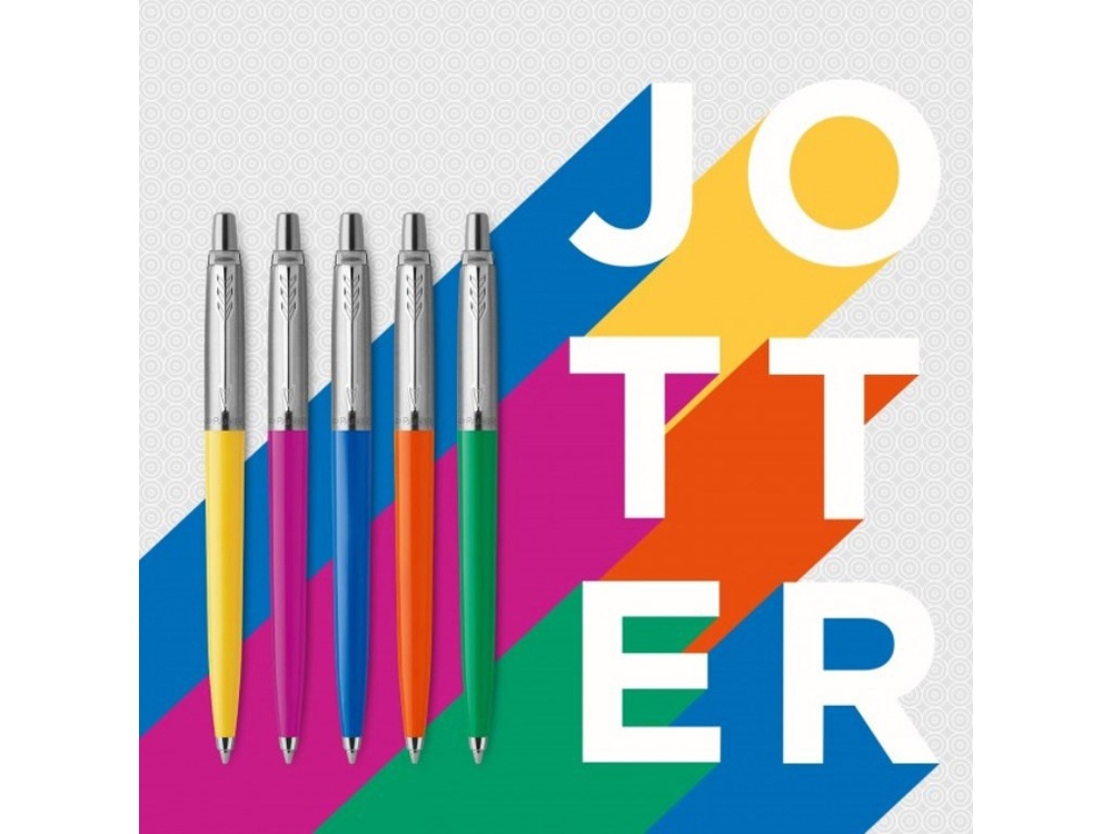Ручка шариковая Parker Jotter Originals, зеленый, серебристый — изображение 7