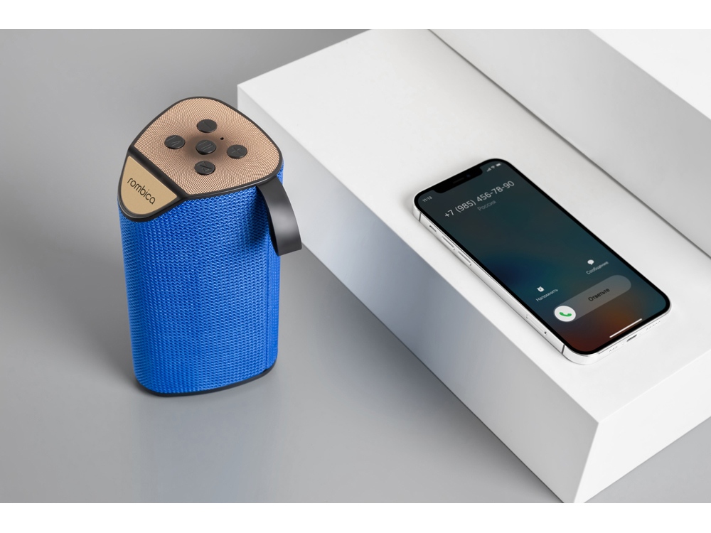 Портативная колонка «Mysound Tetria», синий — изображение 4