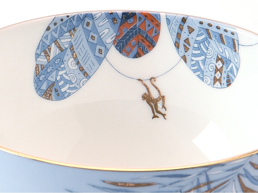 Набор чашка и блюдце «TEA SET TRO», голубой — изображение 4