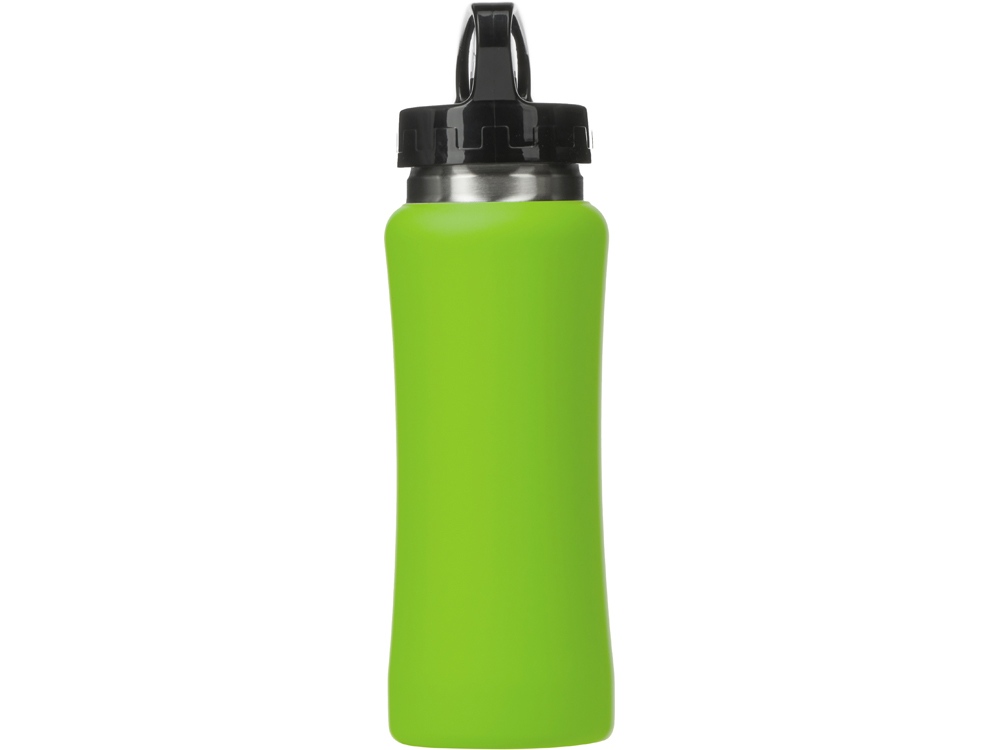 Бутылка для воды «Bottle C1», soft touch, 600 мл, зеленое яблоко — изображение 3