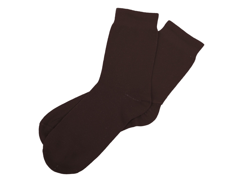 Носки однотонные «Socks» мужские, шоколадный