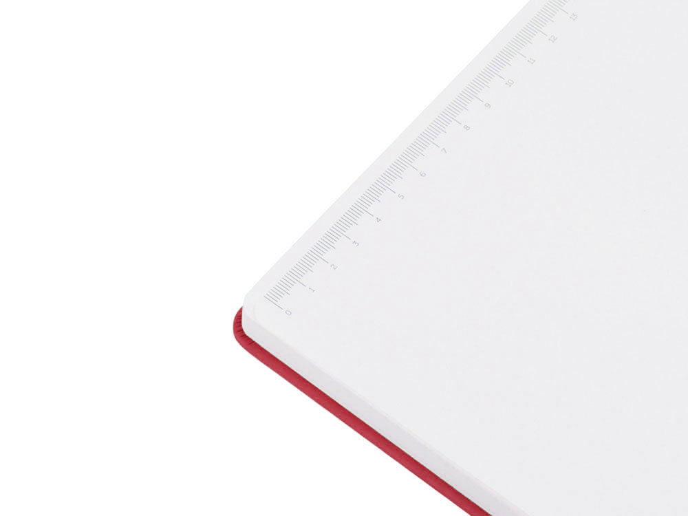 Бизнес-блокнот А5 «C2» soft-touch, красный — изображение 5