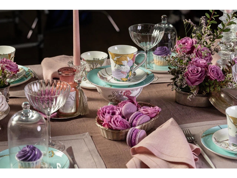Набор чашка и блюдце «TEA SET ALICE», мультиколор — изображение 12