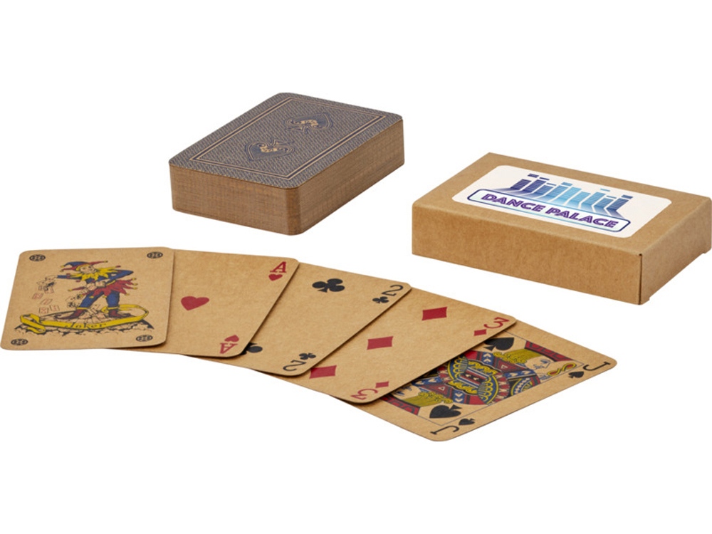 Набор игральных карт «Ace» из крафт-бумаги, натуральный — изображение 5