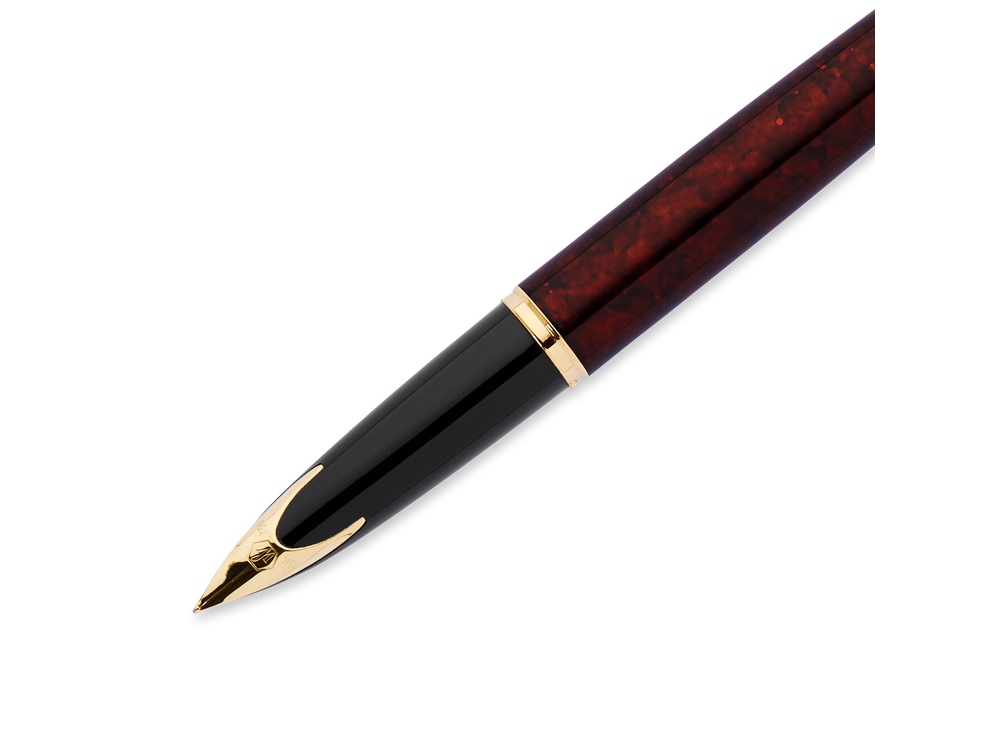 Ручка перьевая «Carene Amber GT F», красный, черный — изображение 4