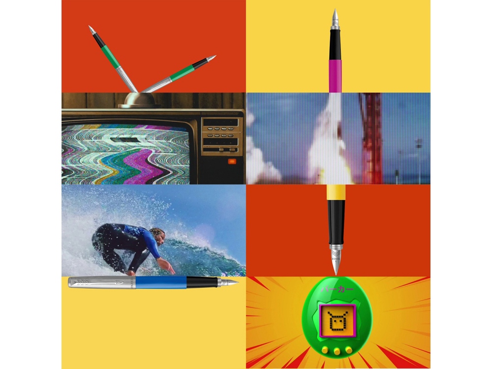 Ручка перьевая Parker Jotter Originals, M, красный, серебристый — изображение 6
