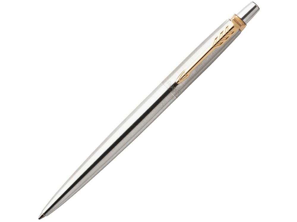 Ручка гелевая Parker Jotter Core, серебристый, золотистый