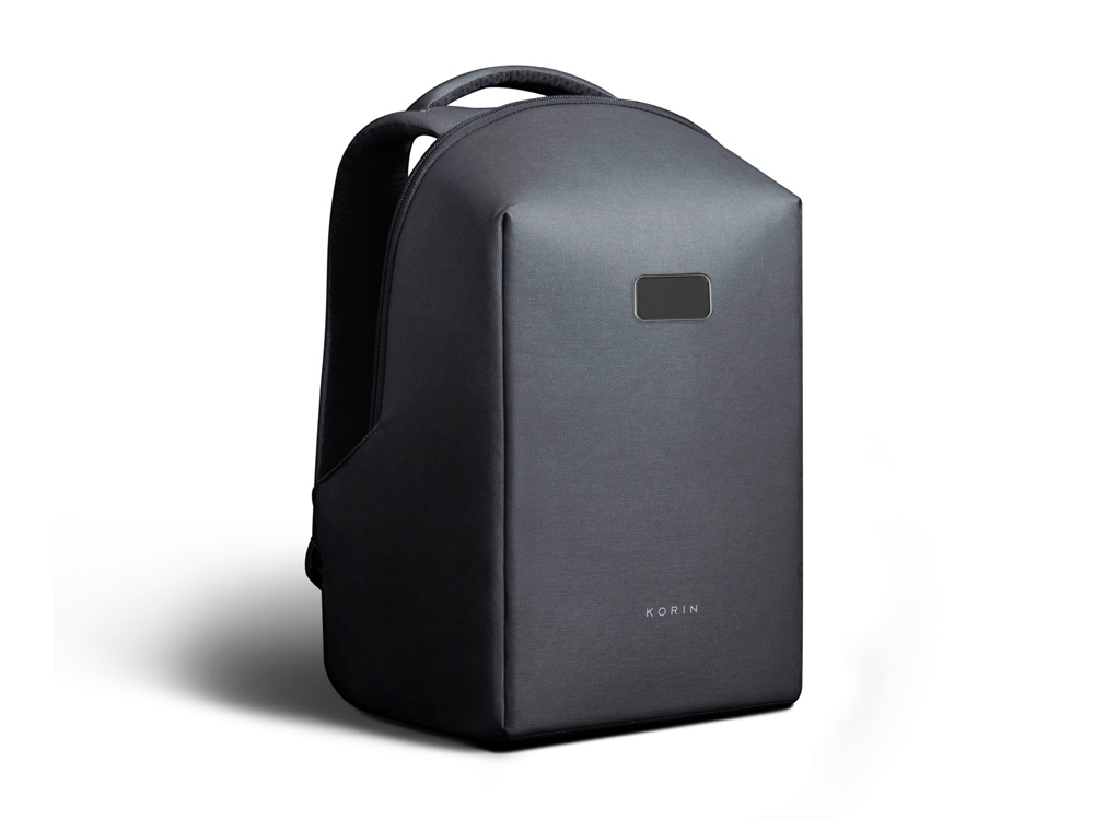 Водостойкий антикражный рюкзак Hipack для ноутбука 15.6", черный — изображение 3