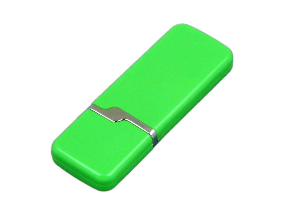 USB 3.0- флешка на 32 Гб с оригинальным колпачком, зеленый — изображение 3