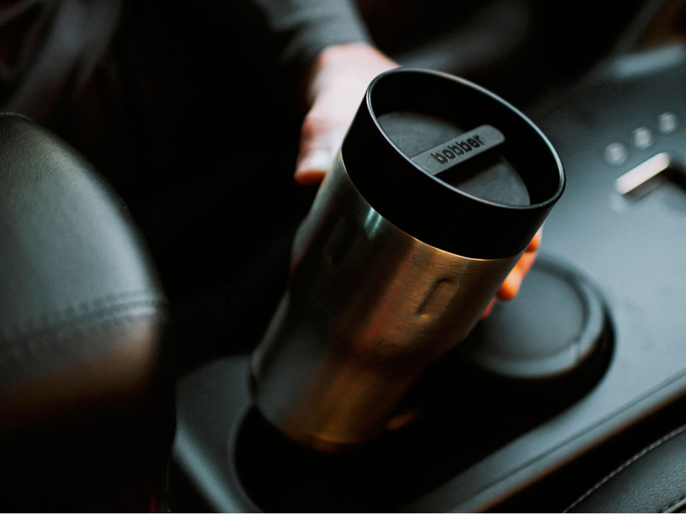 Вакуумная термокружка «Tumbler», 350 мл, серебристый матовый — изображение 8