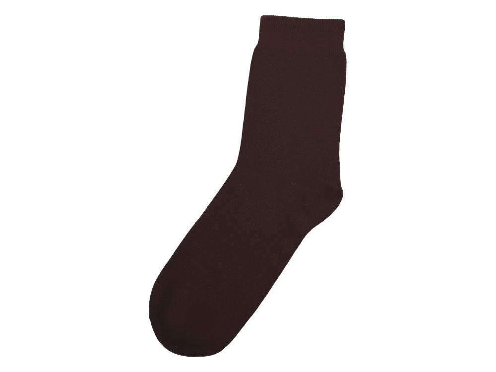Носки однотонные «Socks» мужские, шоколадный — изображение 2