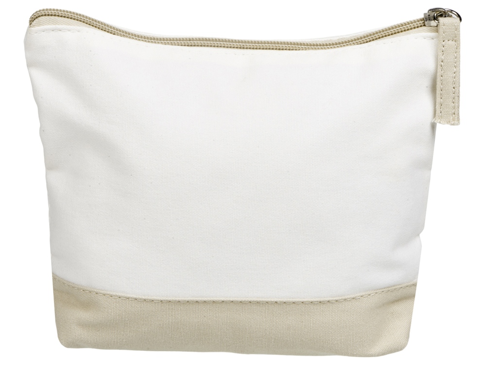 Косметичка хлопковая «Cotton», белый/бежевый — изображение 4