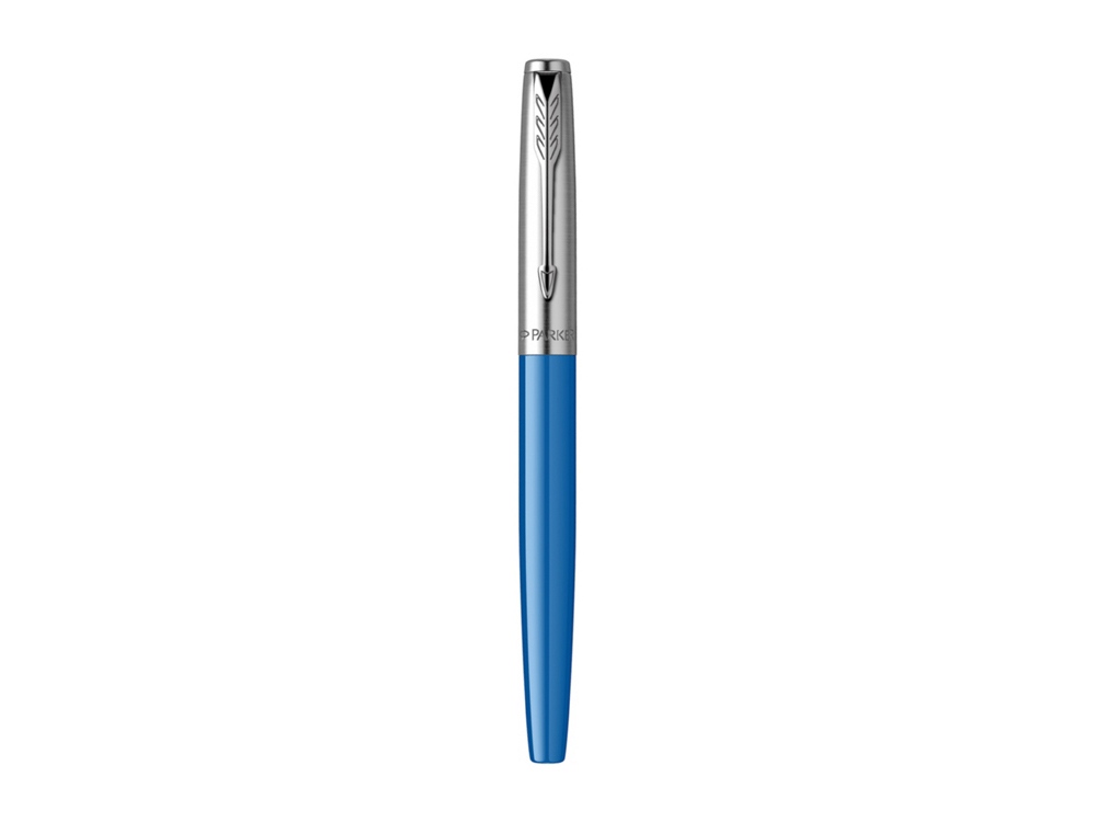 Ручка перьевая Parker Jotter Originals, F, серебристый, черный, синий — изображение 3
