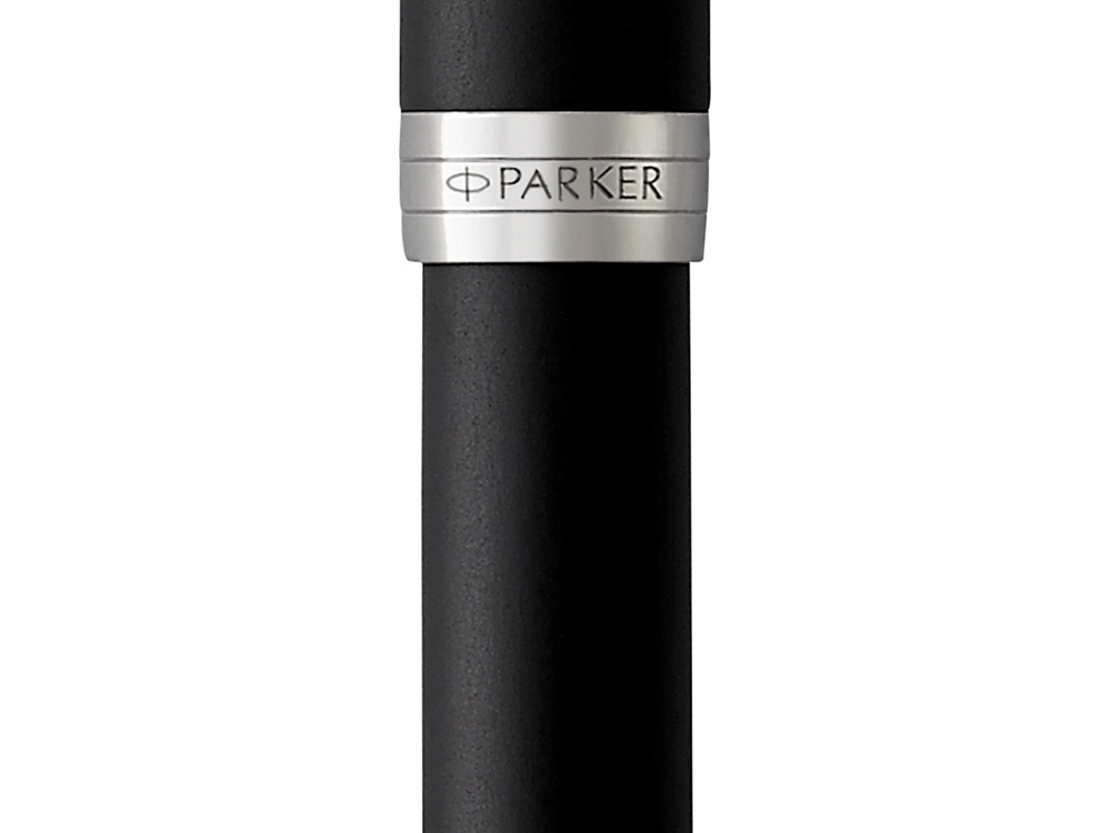 Перьевая ручка Parker Sonnet, F, черный, серебристый — изображение 8