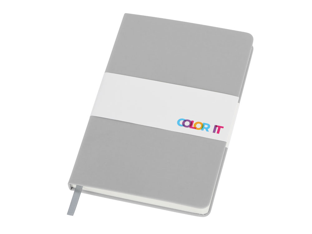 Бизнес-блокнот А5 «C2» soft-touch, серый — изображение 6