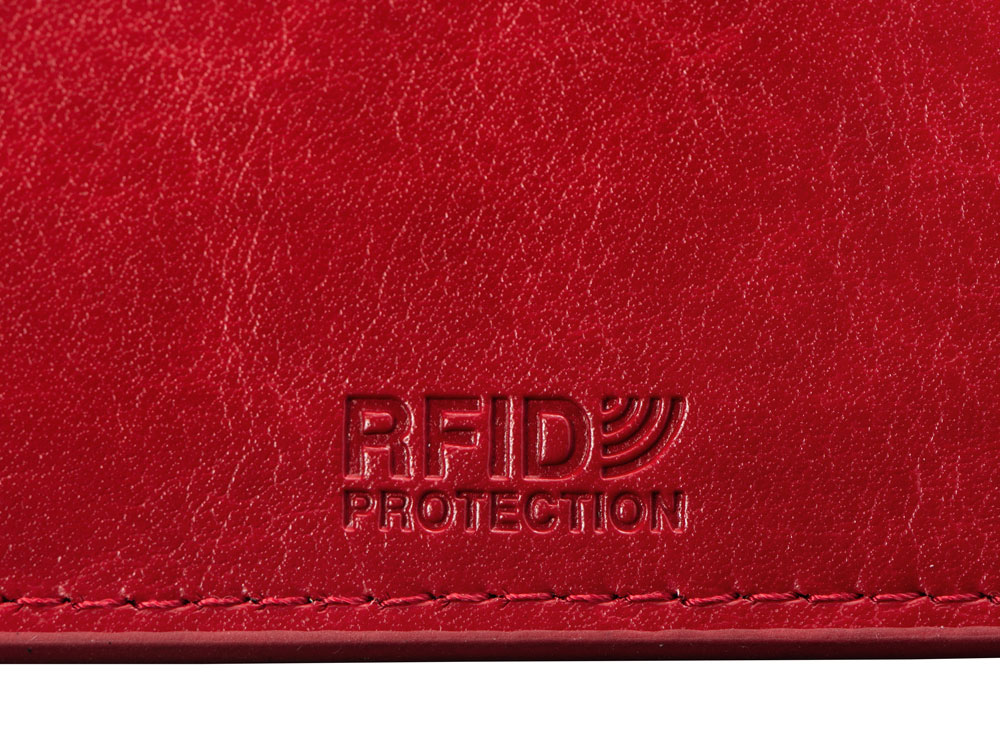 Картхолдер для 6 карт с RFID-защитой «Fabrizio», красный — изображение 7