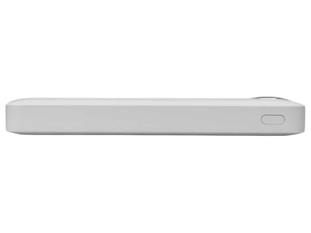 Внешний аккумулятор «Mild», soft-touch, 10 000 mAh, белый — изображение 6