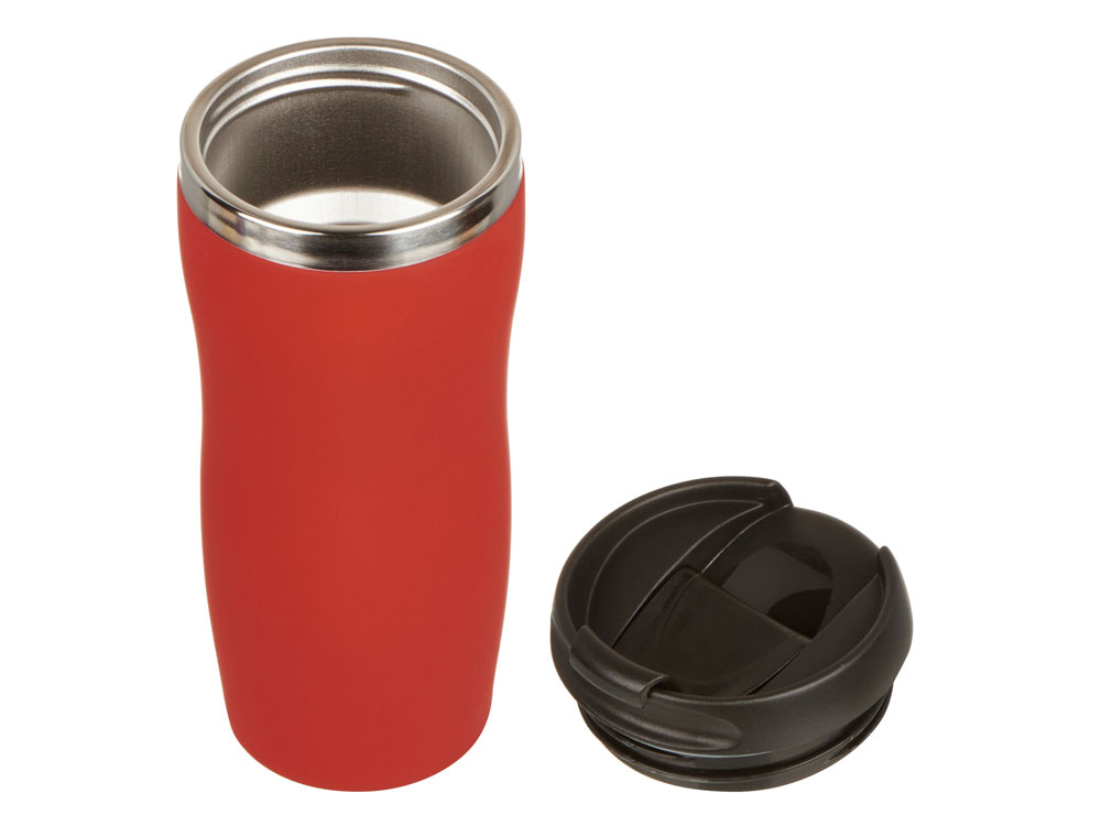 Термокружка «Double wall mug С1» soft-touch, 350 мл, красный — изображение 2