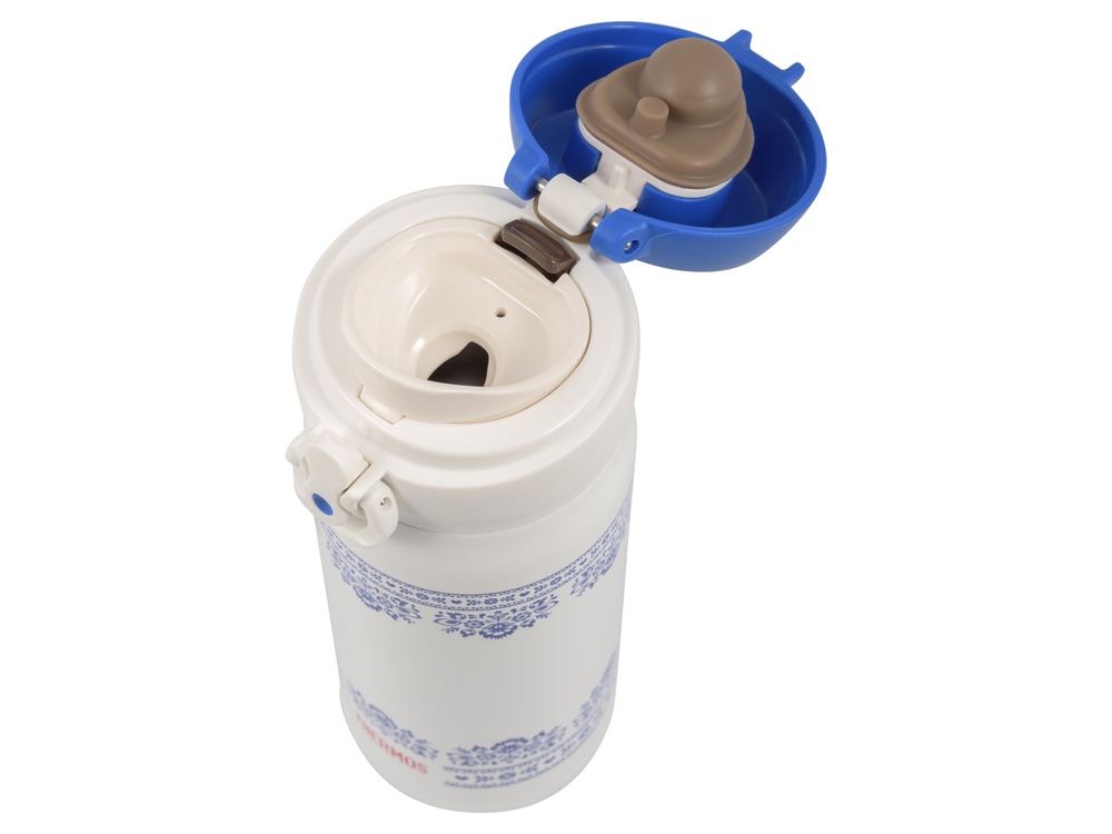 Термокружка Thermos JNL-402, бело-синий — изображение 3