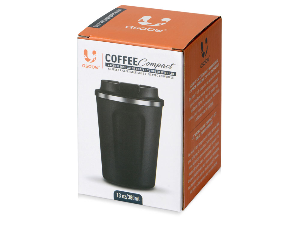 Термокружка «CAFÉ COMPACT», черный — изображение 11
