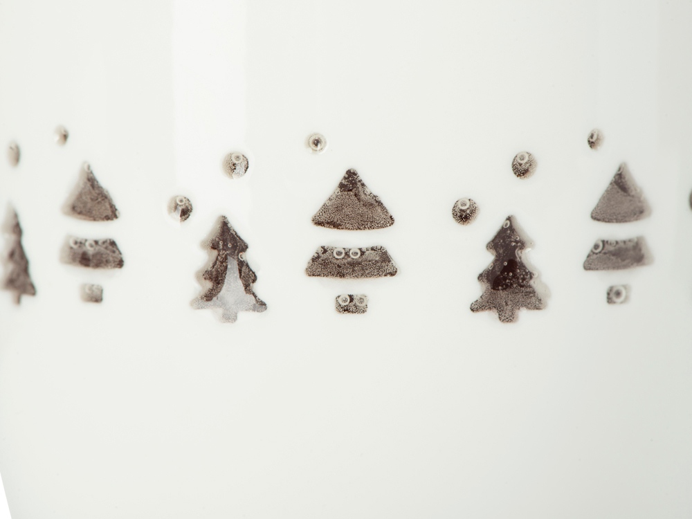 Кружка с прозрачной глазурью «Twinkling Trees», белый — изображение 7